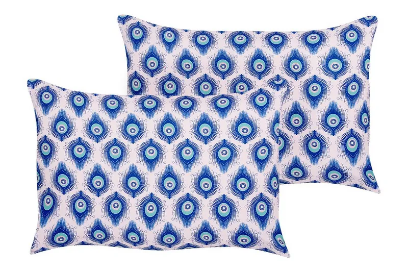 Didsbury Udendørspude 42x60 cm - Blå/Pink - Tekstiler - Pude & plaid - Udendørs puder