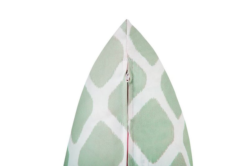 Flojen Udendørspude 42x60 cm - Grøn/Hvid - Tekstiler - Pude & plaid - Udendørs puder