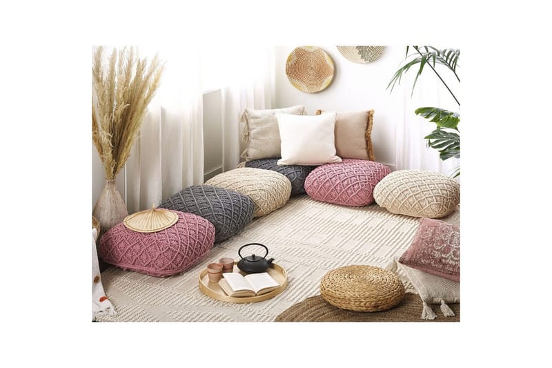 Gulvpude Berrechid Beige - Beige - Tekstiler - Pude & plaid - Udendørs puder