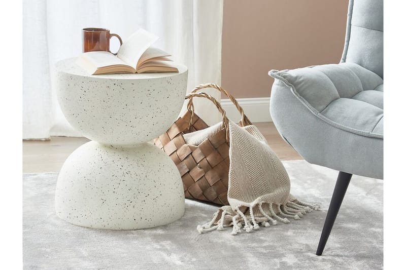 Jacksonville Sofabord 40 cm Rund - Hvid - Tekstiler - Pude & plaid - Udendørs puder