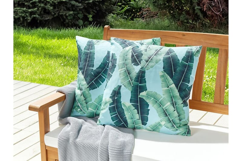 Langford Udendørspude 45x45 cm - Grøn - Tekstiler - Pude & plaid - Udendørs puder