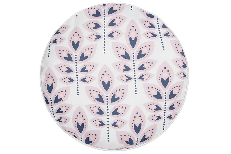 Latiano Udendørspude 40 cm Rund, Beige/Pink