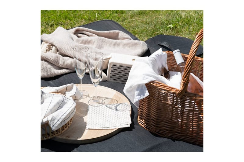 Picknic Tæppe 130 x 150 cm - Sort - Sport & fritid - Camping & vandring - Friluftsudstyr