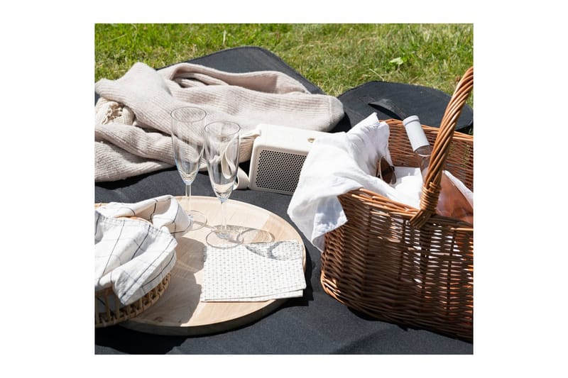 Picnic Tæppe 130 x 150 cm Sort - Sort - Sport & fritid - Camping & vandring - Friluftsudstyr