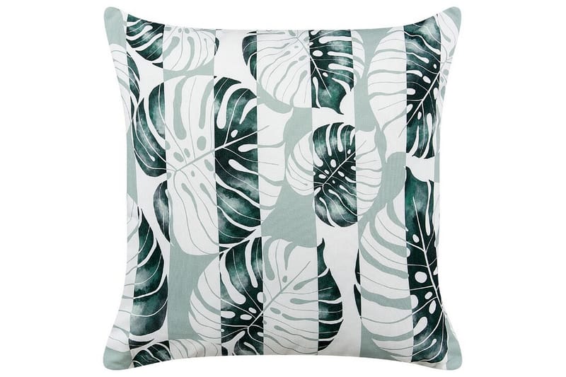 Piero Udendørspude 45x45 cm - Grøn/Hvid - Tekstiler - Pude & plaid - Udendørs puder