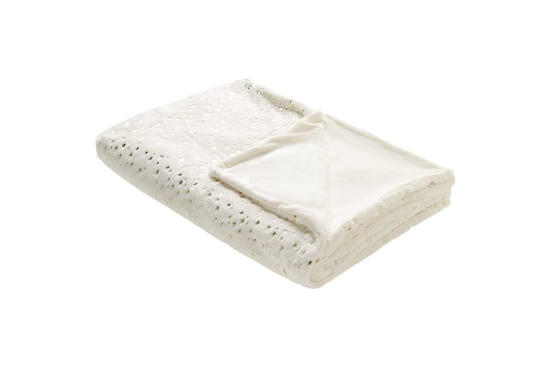 Plaid Alazeya Beige/guld, 130x180 cm, Beige/guld, 130x180 cm