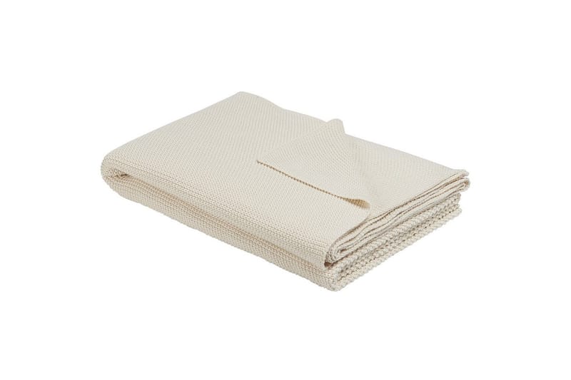 Plaid Asaka Beige - Beige - Tekstiler - Pude & plaid - Tæpper & plaider