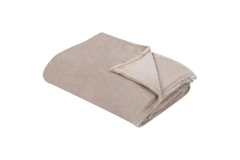 Plaid Bayburt Beige, 200x220 cm - Beige, 200x220 cm - Tekstiler - Pude & plaid - Tæpper & plaider