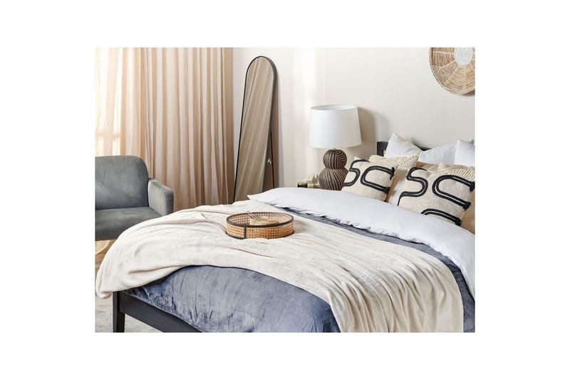 Plaid Bayburt Hvid, 200x220 cm - Hvid, 200x220 cm - Tekstiler - Pude & plaid - Tæpper & plaider