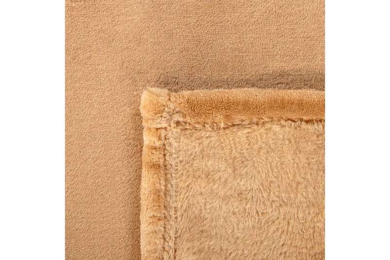 Plaid Bayburt Sandbeige, 150x200 cm - Sandbeige, 150x200 cm - Tekstiler - Pude & plaid - Tæpper & plaider
