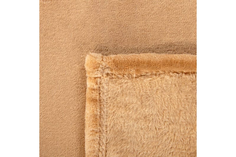 Plaid Bayburt Sandbeige, 150x200 cm - Sandbeige, 150x200 cm - Tekstiler - Pude & plaid - Tæpper & plaider