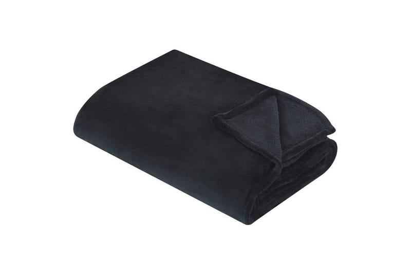 Plaid Bayburt Sort, 150x200 cm - Sort, 150x200 cm - Tekstiler - Pude & plaid - Tæpper & plaider