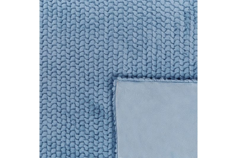 Plaid Bjas Blå, 150x200 cm - Blå, 150x200 cm - Tekstiler - Pude & plaid - Tæpper & plaider