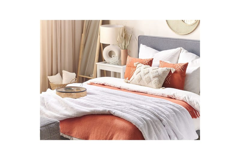 Plaid Bjas Hvid, 150x200 cm - Hvid, 150x200 cm - Tekstiler - Pude & plaid - Tæpper & plaider