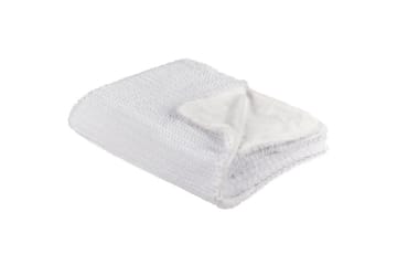 Plaid Bjas Hvid, 150x200 cm