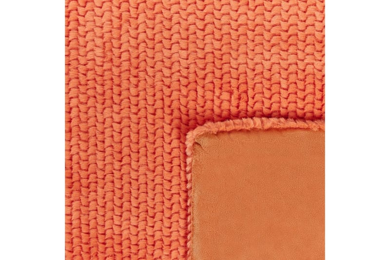 Plaid Bjas Orange, 150x200 cm - Orange, 150x200 cm - Tekstiler - Pude & plaid - Tæpper & plaider