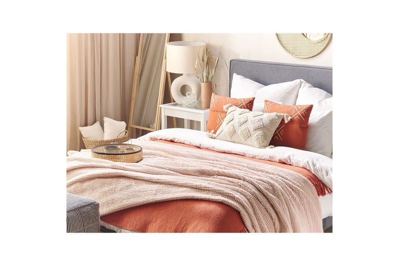 Plaid Bjas Rosa, 150x200 cm - Rosa, 150x200 cm - Tekstiler - Pude & plaid - Tæpper & plaider