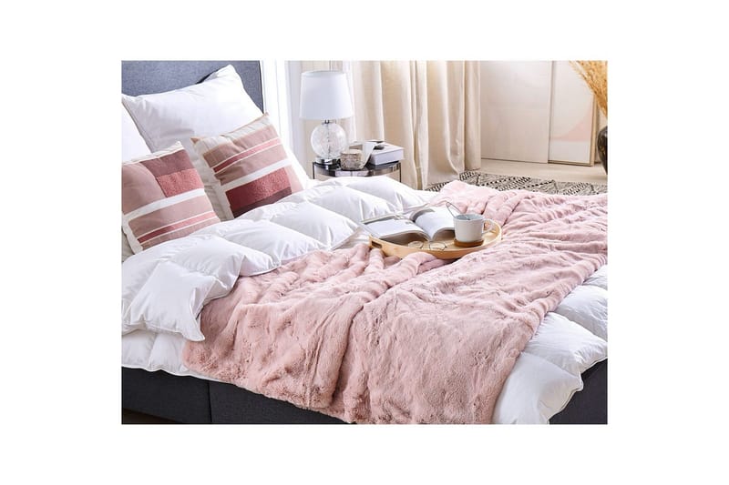 Plaid Chaab Rosa, 200x220 cm - Rosa, 200x220 cm - Tekstiler - Pude & plaid - Tæpper & plaider