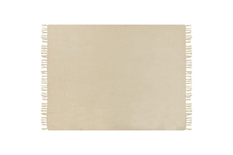 Plaid Chaohani Beige, 150x200 cm - Beige, 150x200 cm - Tekstiler - Pude & plaid - Tæpper & plaider