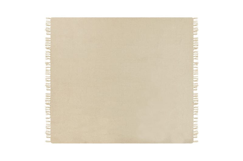 Plaid Chaohani Beige, 220x240 cm - Beige, 220x240 cm - Tekstiler - Pude & plaid - Tæpper & plaider
