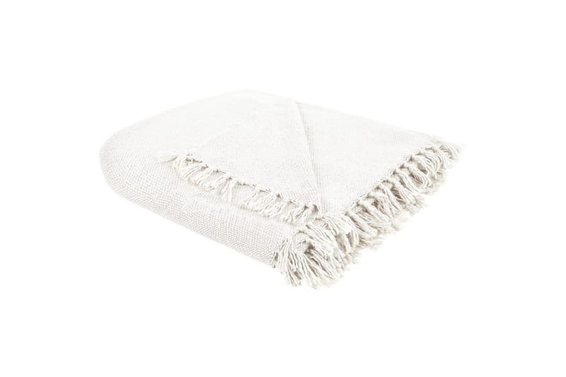 Plaid Chaohani Hvid, 150x200 cm, Hvid, 150x200 cm
