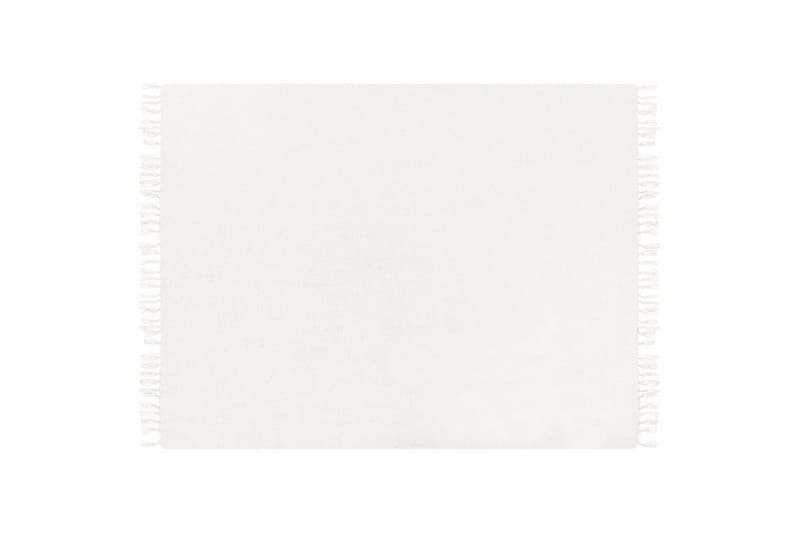 Plaid Chaohani Hvid, 150x200 cm - Hvid, 150x200 cm - Tekstiler - Pude & plaid - Tæpper & plaider