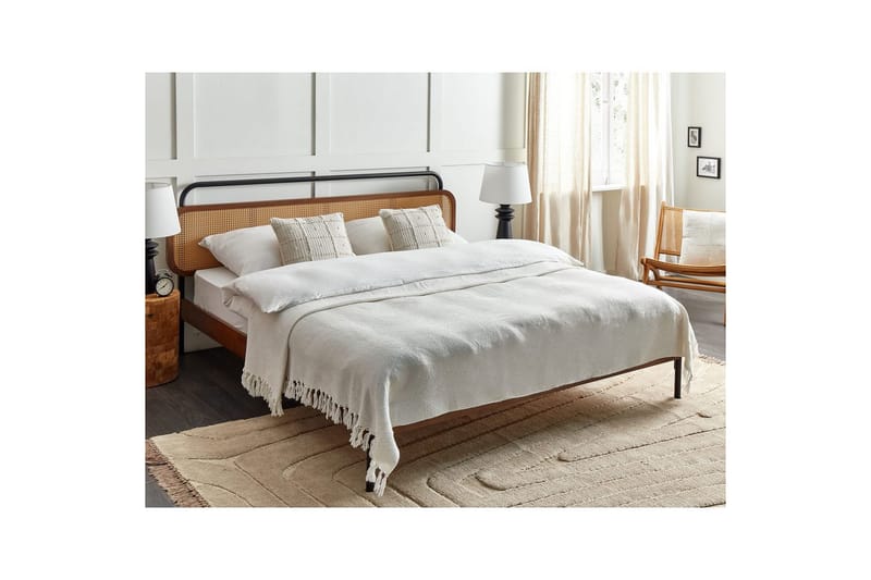 Plaid Chaohani Hvid, 200x220 cm - Hvid, 200x220 cm - Tekstiler - Pude & plaid - Tæpper & plaider