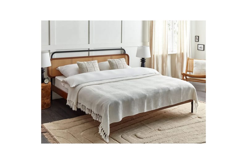 Plaid Chaohani Hvid, 220x240 cm - Hvid, 220x240 cm - Tekstiler - Pude & plaid - Tæpper & plaider