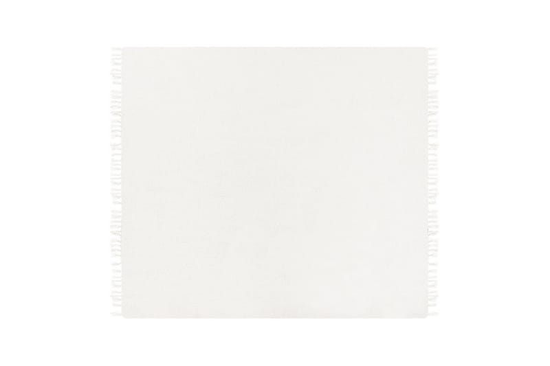 Plaid Chaohani Hvid, 220x240 cm - Hvid, 220x240 cm - Tekstiler - Pude & plaid - Tæpper & plaider