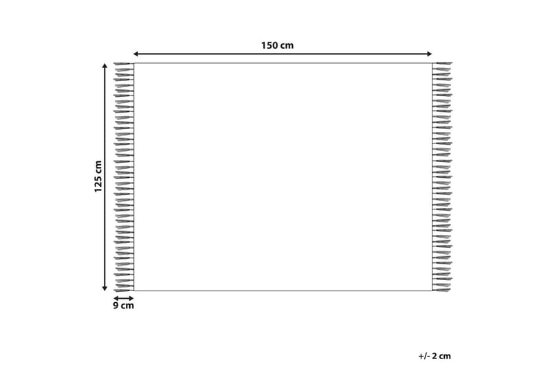 Plaid Chyama 125x150 cm - 125x150 cm - Tekstiler - Pude & plaid - Tæpper & plaider