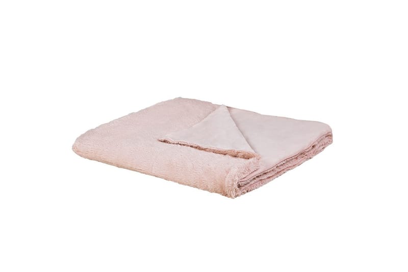 Plaid Gelik Rosa - Rosa - Tekstiler - Pude & plaid - Tæpper & plaider