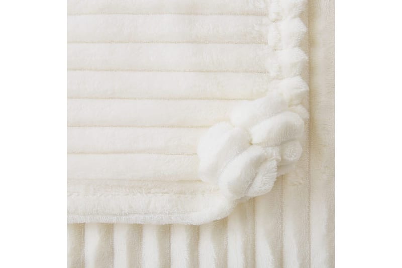 Plaid Kaweri Hvid - Hvid - Tekstiler - Pude & plaid - Tæpper & plaider