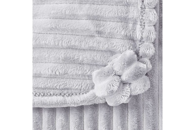 Plaid Kaweri Lys grå - Lys grå - Tekstiler - Pude & plaid - Tæpper & plaider