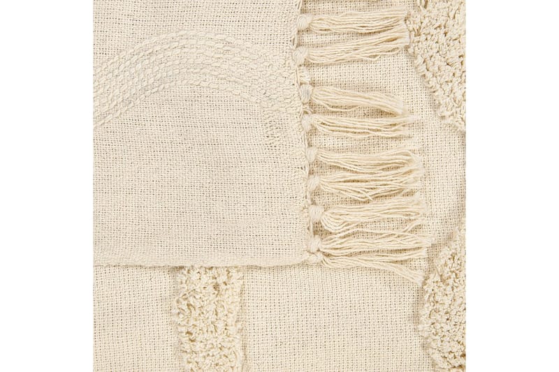 Plaid Khari Beige - Beige - Tekstiler - Pude & plaid - Tæpper & plaider