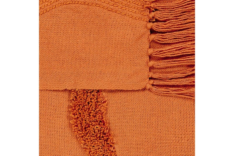 Plaid Khari Orange - Orange - Tekstiler - Pude & plaid - Tæpper & plaider