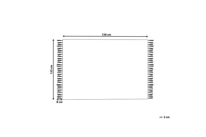 Plaid Khari Violet - Violet - Tekstiler - Pude & plaid - Tæpper & plaider