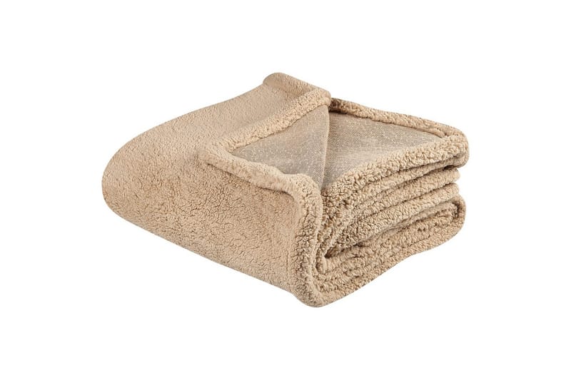 Plaid Mirge Beige - Beige - Tekstiler - Pude & plaid - Tæpper & plaider