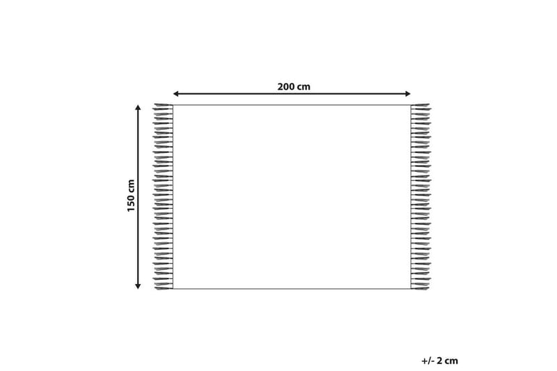 Plaid Najuy 150x200 cm - 150x200 cm - Tekstiler - Pude & plaid - Tæpper & plaider