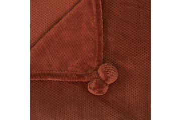 Plaid Saitler Brun, 200x220 cm - Brun, 200x220 cm - Tekstiler - Pude & plaid - Tæpper & plaider