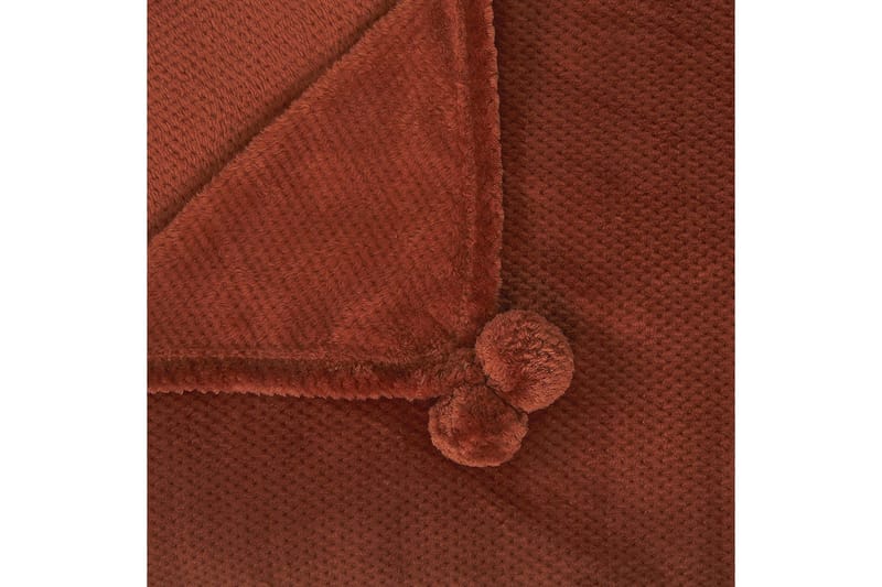 Plaid Saitler Brun, 200x220 cm - Brun, 200x220 cm - Tekstiler - Pude & plaid - Tæpper & plaider