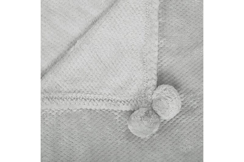 Plaid Saitler Grå, 200x220 cm - Grå, 200x220 cm - Tekstiler - Pude & plaid - Tæpper & plaider