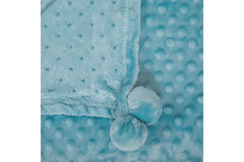 Plaid Samur Blå, 150x200 cm - Blå, 150x200 cm - Tekstiler - Pude & plaid - Tæpper & plaider