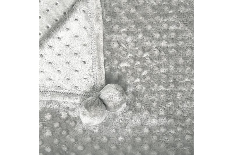 Plaid Samur Grå, 200x220 cm - Grå, 200x220 cm - Tekstiler - Pude & plaid - Tæpper & plaider