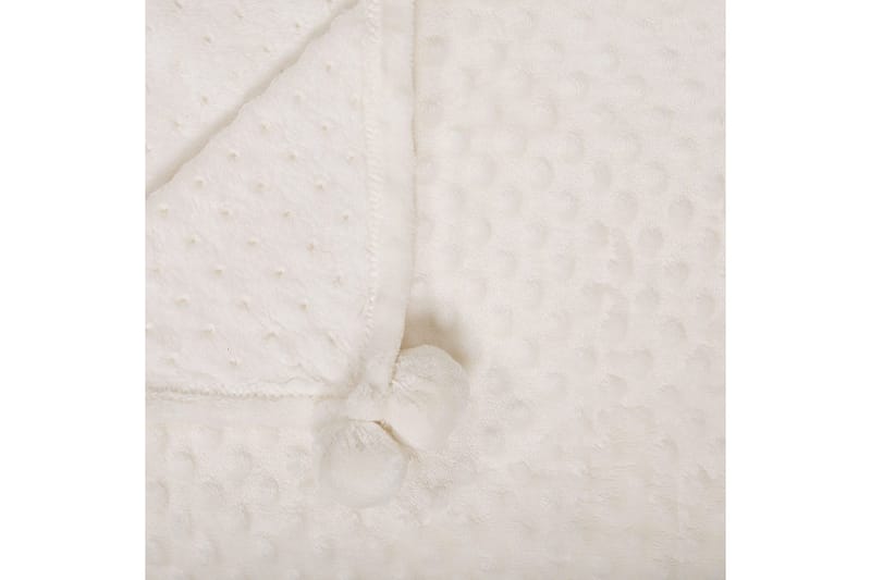 Plaid Samur Hvid, 150x200 cm - Hvid, 150x200 cm - Tekstiler - Pude & plaid - Tæpper & plaider