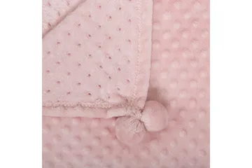 Plaid Samur Rosa, 200x220 cm - Rosa, 200x220 cm - Tekstiler - Pude & plaid - Tæpper & plaider