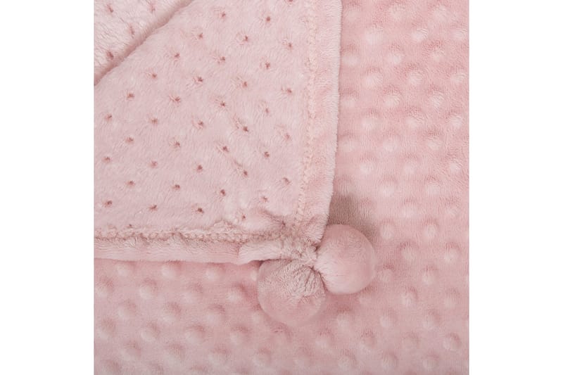Plaid Samur Rosa, 200x220 cm - Rosa, 200x220 cm - Tekstiler - Pude & plaid - Tæpper & plaider