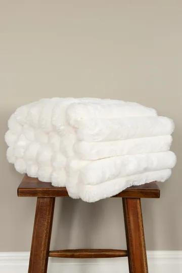 Plaid Soho 150x220 cm - Crème - Tekstiler - Pude & plaid - Tæpper & plaider