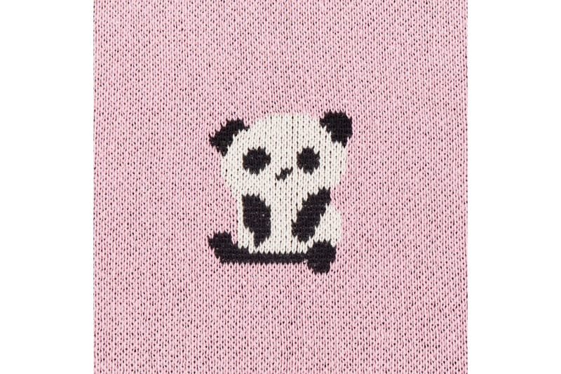 Plaid Talokan Rosa/sort/hvid - Rosa/sort/hvid - Tekstiler - Pude & plaid - Tæpper & plaider