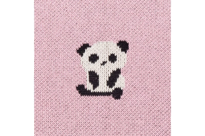 Plaid Talokan Rosa/sort/hvid - Rosa/sort/hvid - Tekstiler - Pude & plaid - Tæpper & plaider
