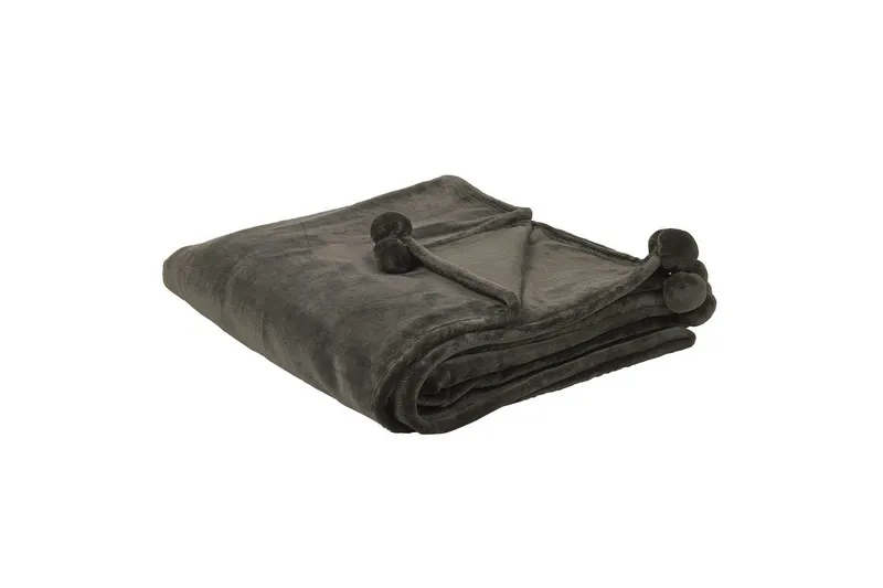 Plaid Terke Grå - Grå - Tekstiler - Pude & plaid - Tæpper & plaider